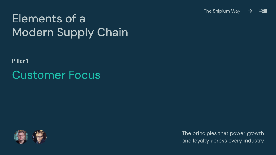 Webinar 1 - Customer Focus